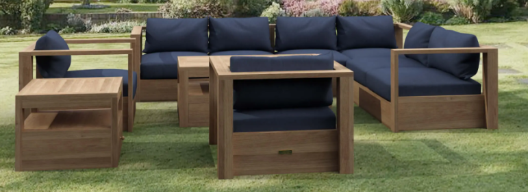 SET-153 COPACABANA MODULAR DEEP SEATING SET