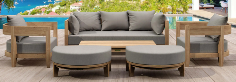 SET-171 6-PC CORONADO DEEP SEATING SET