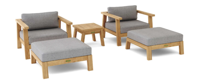 SET-323 5-PC PALERMO DEEP SEATING