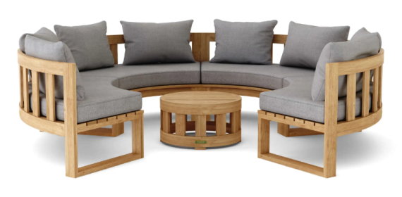 SET-810 CIRCULAR MODULAR DEEP SEATING