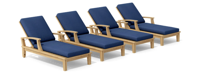 SET-SL-109 4PCS BRIANNA SUN LOUNGER