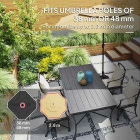 Square Patio Umbrella Base Holder, Heavy Duty Outdoor Umbrella Stand Base, Filled Up to 55lbs with Stand or 44lbs with Water for Garden, Poolside